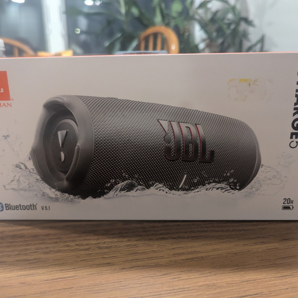 JBL Charge 5 Bluetooth Speaker - Gray